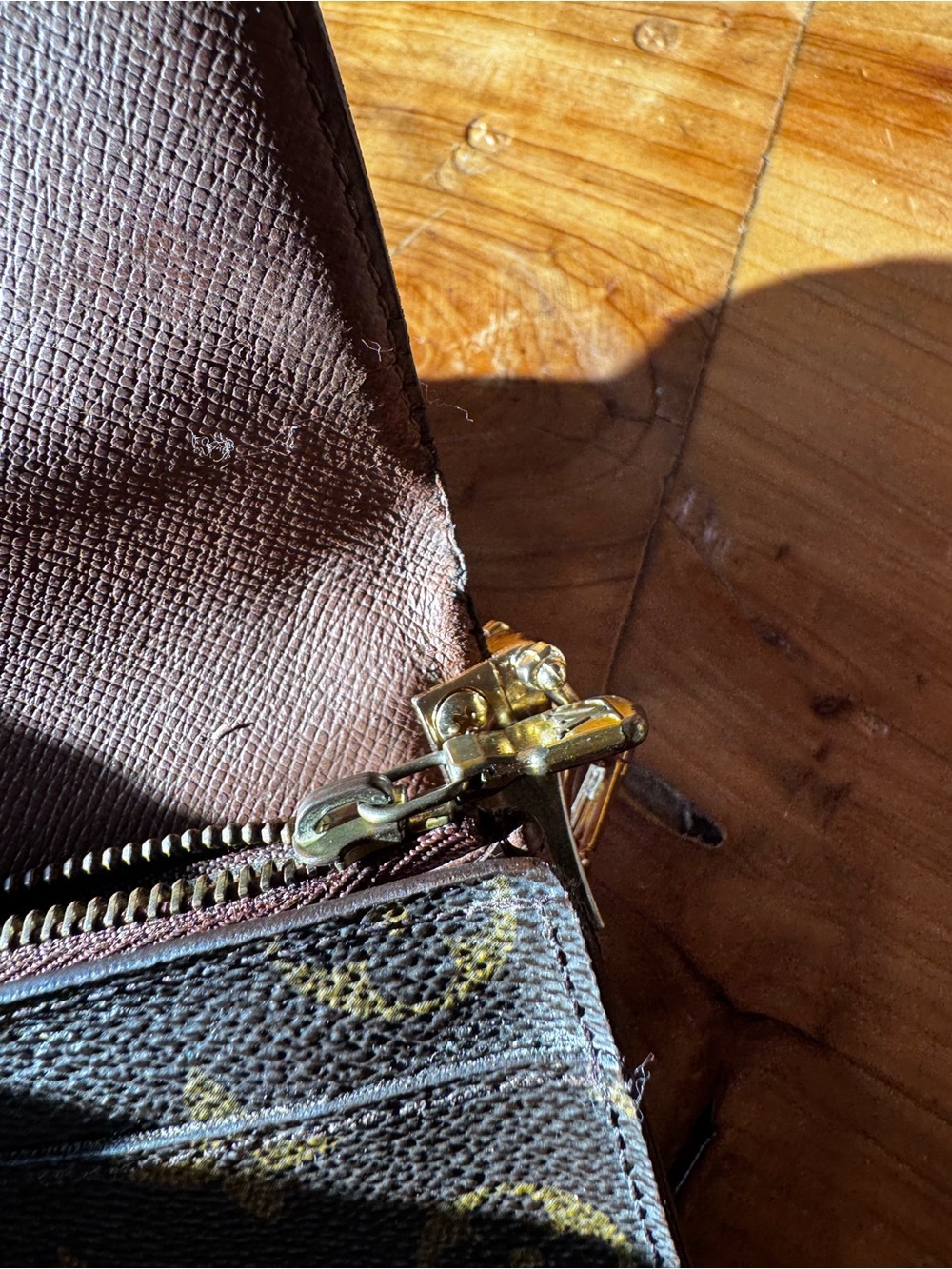 Louis Vuitton vintage Sarah monogram long wallet converted Crossbody 1999 - Picture 13 of 15